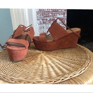 Free People Suede Wedges